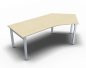 Preview: Schreibtisch ONE 135° rechte Seite Ahorn